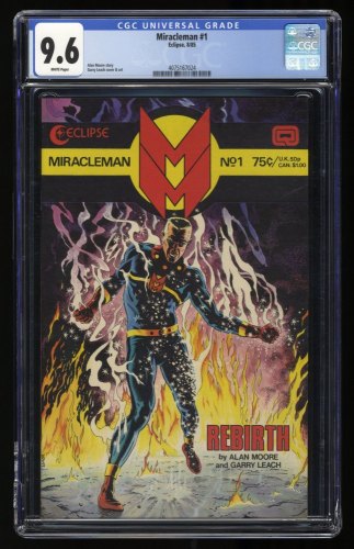 MiracleMan (1985) #1 CGC NM+ 9.6 White Pages
