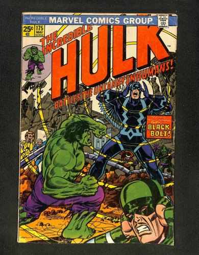 Incredible Hulk (1962) #175 Black Bolt! Inhumans! John Romita!