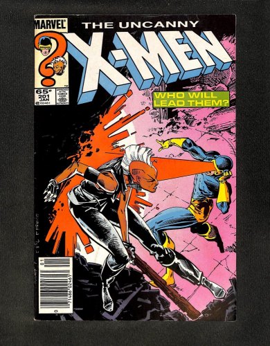 Uncanny X-Men #201 Newsstand Variant 1st Baby Cable!