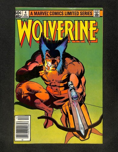 Wolverine (1982) #4 Newsstand Variant Limited Series Frank Miller!
