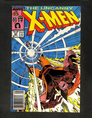 Uncanny X-Men #221 Newsstand Variant 1st Appearance Mister Sinister! 