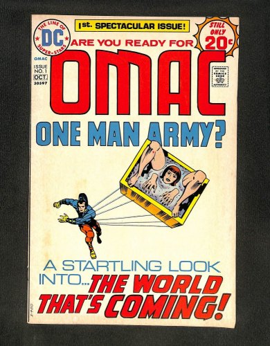 Omac #1 1st Appearance Origin Omac! Jack Kirby Mike Royer!