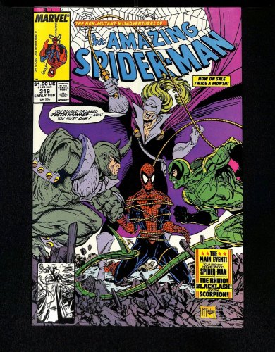 Amazing Spider-Man #319 McFarlane Cover and Art! Mary Jane!
