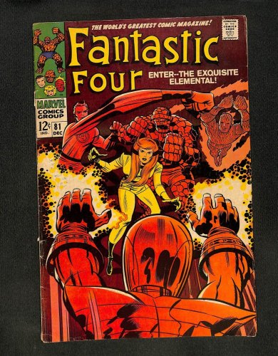 Fantastic Four #81 Wizard Appearance! Jack Kirby Cover Art!