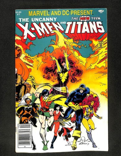 Marvel & DC Present Featuring X-Men & Teen Titans #1 Newsstand Variant