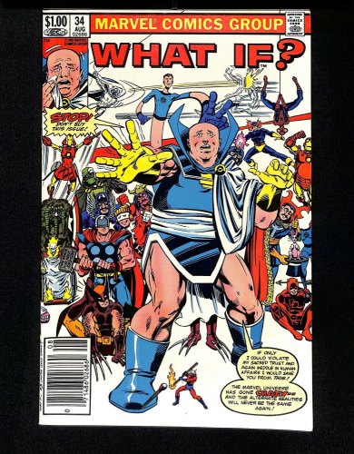 What If? #34 Newsstand Variant Marvel Lost It's Mind?!