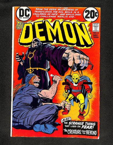 Demon #4 Creature from the Beyond! Jack Kirby Cover Art!