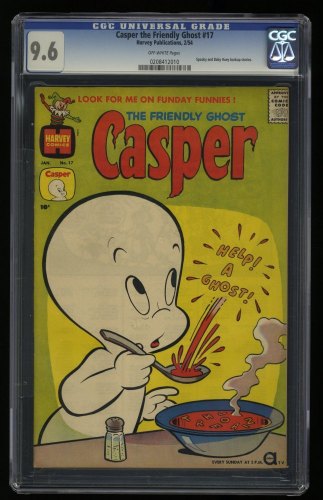 Casper The Friendly Ghost #17 CGC NM+ 9.6 Off White