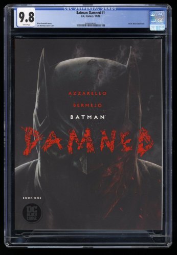 Batman: Damned #1 CGC NM/M 9.8 White Pages The Joker is Dead!