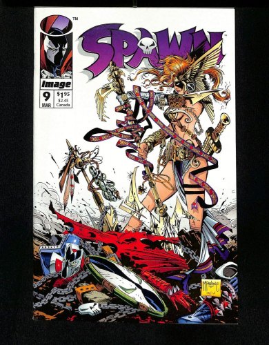 Spawn #9 1st Appearance Angela! Todd McFarlane!