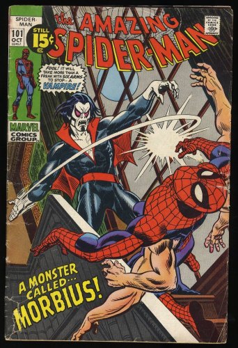 Amazing Spider-Man #101 GD/VG 3.0 1st Full Appearance of Morbius!