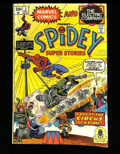 Spidey Super Stories #3 The Big-Top Bust! John Romita Sr!