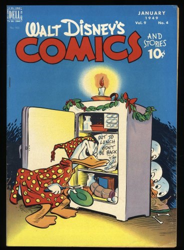 Walt Disney's Comics And Stories #100 VF- 7.5 Donald Duck Kelly Carl Barks Art!
