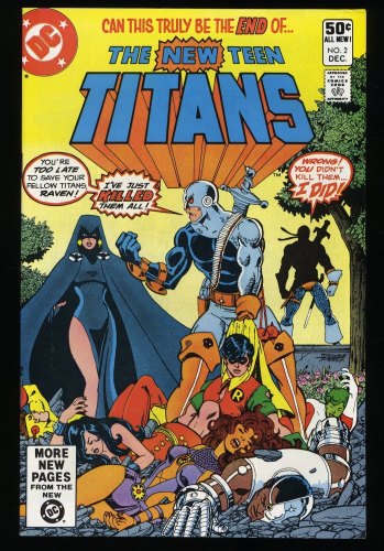 New Teen Titans #2 VF/NM 9.0 1st Appearance Deathstroke!