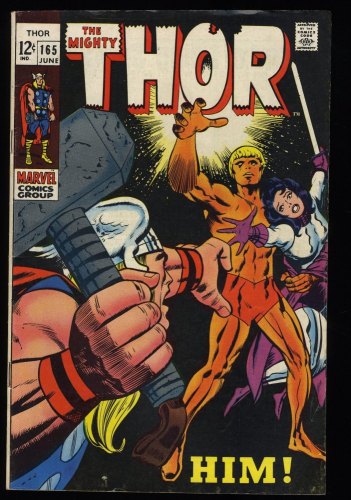 Thor #165 FN- 5.5 1st full Appearance HIM (Adam Warlock)!!