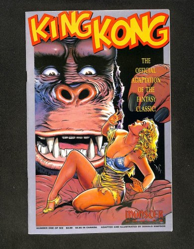 King Kong #1 VF 8.0 Cover Art Dave Stevens! 1933 Movie Adaption!