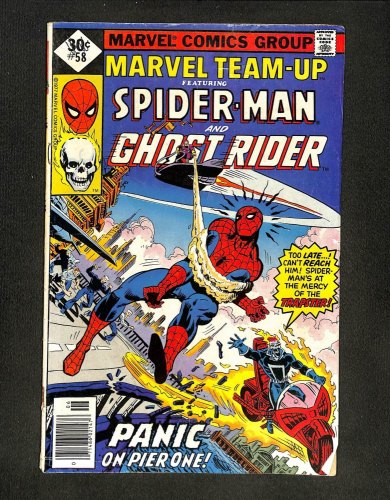 Marvel Team-up #58 Spider-Man Ghost Rider!