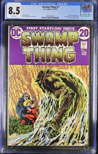 Swamp Thing (1972) #1 CGC VF+ 8.5 1st Solo Series! Bernie Wrightson Art!