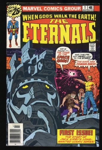 Eternals #1 VF- 7.5 Origin and 1st Appearance! Jack Kirby Art!