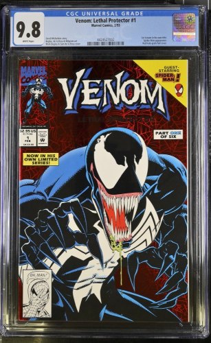 Venom: Lethal Protector #1 CGC NM/M 9.8 1st Appearance Diggers! Red Cover