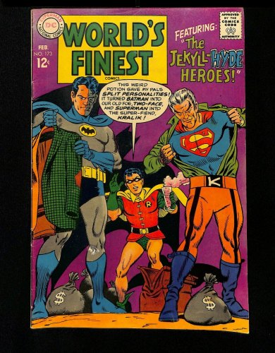 World's Finest Comics #173 Batman Superman! 1st Silver Age Two-Face!