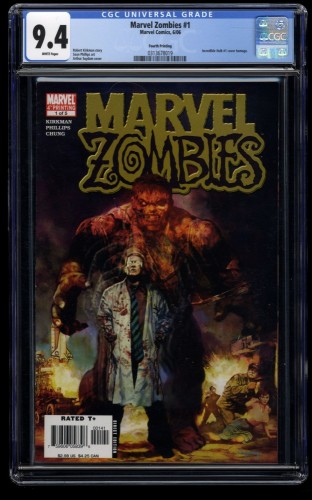 Marvel Zombies 3 Cgc Nm M 9 8 White Pages Incredible Hulk 340 Cover Swipe Buy Comics Quality Comix