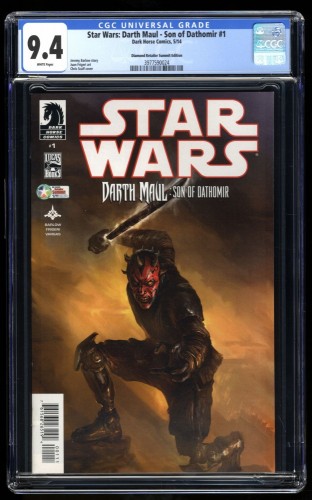 Cover Scan: Star Wars: Darth Maul - Son of Dathomir #1 CGC NM 9.4 Diamond Variant - Item ID #177798