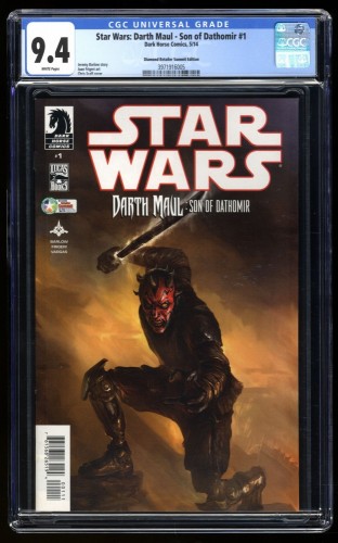 Cover Scan: Star Wars: Darth Maul - Son of Dathomir #1 CGC NM 9.4 Diamond Variant - Item ID #183759