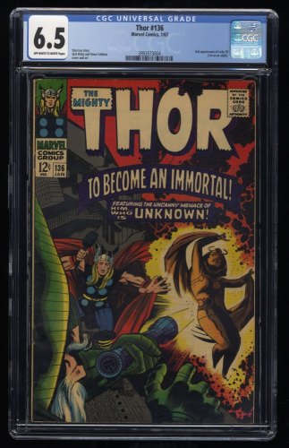 Thor #133 VF/NM 9.0 1st Ego Living Planet! Jack Kirby! | Buy Comics | Comix
