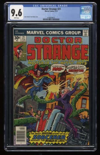 DR.STRANGE 3 VF+ 8.5 ;older issue story-new dialogue and new art