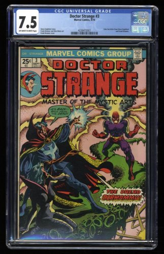 DR.STRANGE 3 VF+ 8.5 ;older issue story-new dialogue and new art