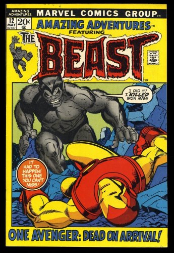 Cover Scan: Amazing Adventures #12 VF+ 8.5 2nd Furry Beast! Ironman! - Item ID #328521