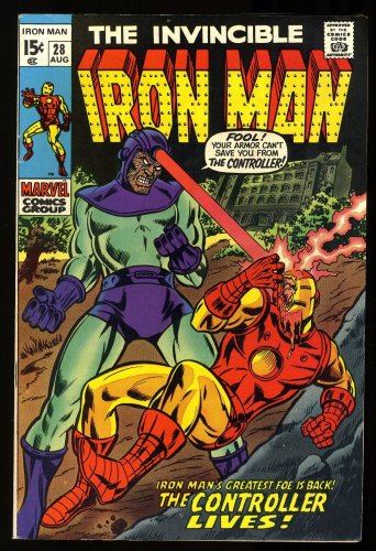 Cover Scan: Iron Man #28 NM- 9.2 1st Appearance Howard Stark! - Item ID #328697