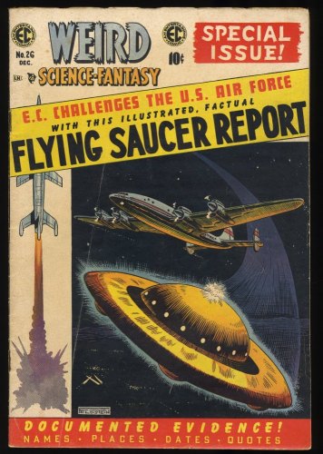 Cover Scan: Weird Science-Fantasy #26 VG/FN 5.0 Flying Saucers! Feldstein Art! - Item ID #345394