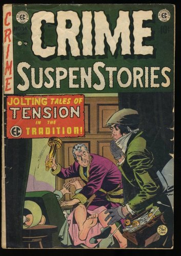 Cover Scan: Crime Suspenstories #14 GD+ 2.5 EC Pre Code Horror 1952! - Item ID #346574