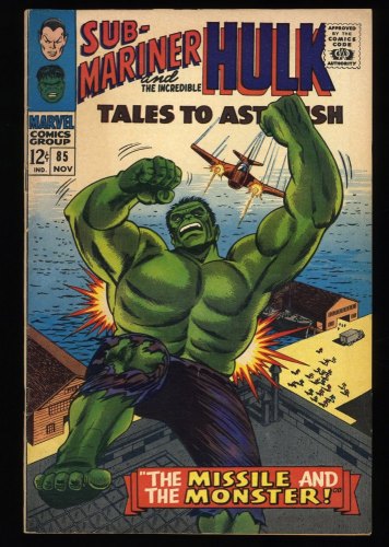 Cover Scan: Tales To Astonish #85 FN/VF 7.0 Stan Lee Script! Bill Everett Cover - Item ID #353035
