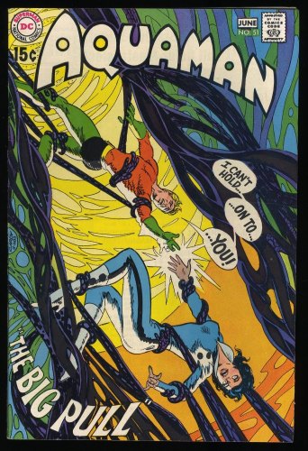 Cover Scan: Aquaman #51 VF- 7.5 Nick Cardy Cover! Neal Adams Art! - Item ID #354311