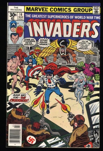 Cover Scan: Invaders #14 NM 9.4 1st Appearance Crusaders! Jack Kirby Cover! - Item ID #356125