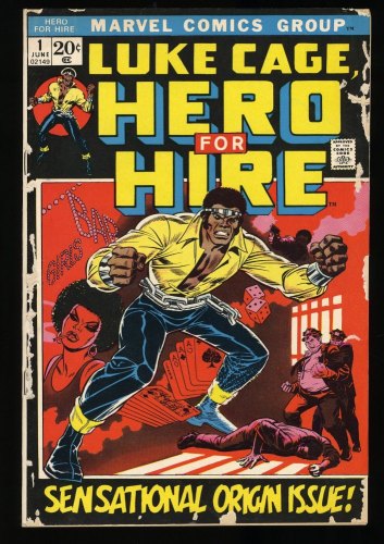 Cover Scan: Hero For Hire #1 GD/VG 3.0 Off White to White 1st Appearance Luke Cage! - Item ID #358732
