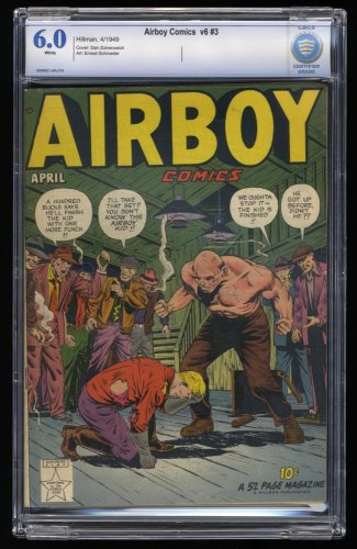 Cover Scan: Airboy Comics v6 #3 CBCS FN 6.0 White Pages - Item ID #359052