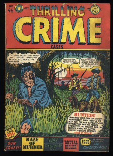 Cover Scan: Thrilling Crime Cases #45 VG 4.0 L. B. Cole Cover! Pre Code Crime! - Item ID #363324