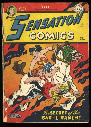 Cover Scan: Sensation Comics #67 FA/GD 1.5 Wonder Woman! - Item ID #363646