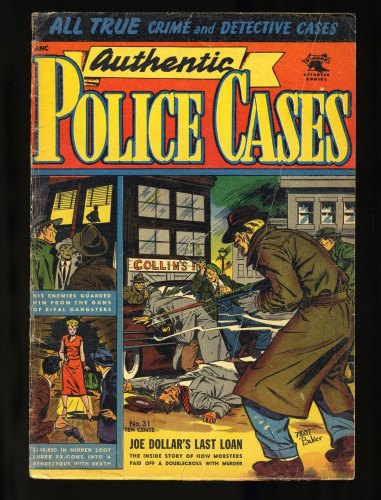 Cover Scan: Authentic Police Cases #31 GD 2.0 Matt Baker Cover! - Item ID #367434