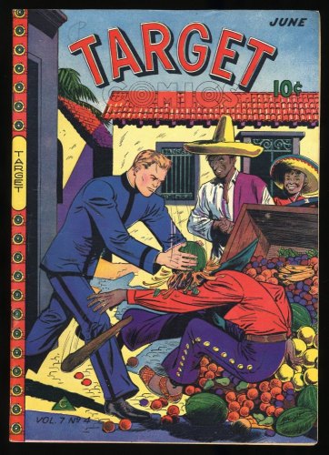 Cover Scan: Target Comics v7 #4 VF- 7.5 Golden Age Nina Albright Cover! - Item ID #367476