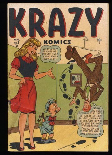 Cover Scan: Krazy Komics (1948) #2 VG- 3.5 - Item ID #368962