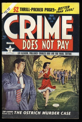 Cover Scan: Crime Does Not Pay #93 FN- 5.5 - Item ID #369010