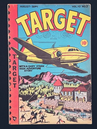 Cover Scan: Target Comics v10 #3 VG 4.0 L.B. Cole Cover! - Item ID #369480