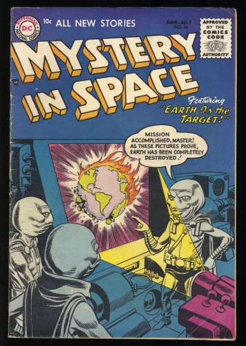 Cover Scan: Mystery In Space #26 VG+ 4.5 Gil Kane Cover and Art! - Item ID #370732