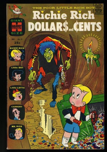 Cover Scan: Richie Rich Dollars and Cents #21 VF- 7.5 - Item ID #370742