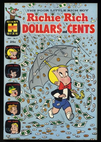 Cover Scan: Richie Rich Dollars and Cents #9 VF- 7.5 - Item ID #370743